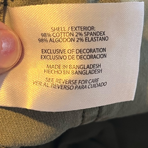 Woolrich pants jeans men’s 34x30 5 pocket green tan stretch straight fit comfort - Picture 9 of 9